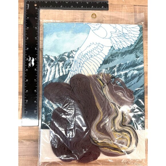 Simplicity Stitchery Eagle Crewel Kit 18" X 14" Polyester & Cotton - Picture 4 of 4